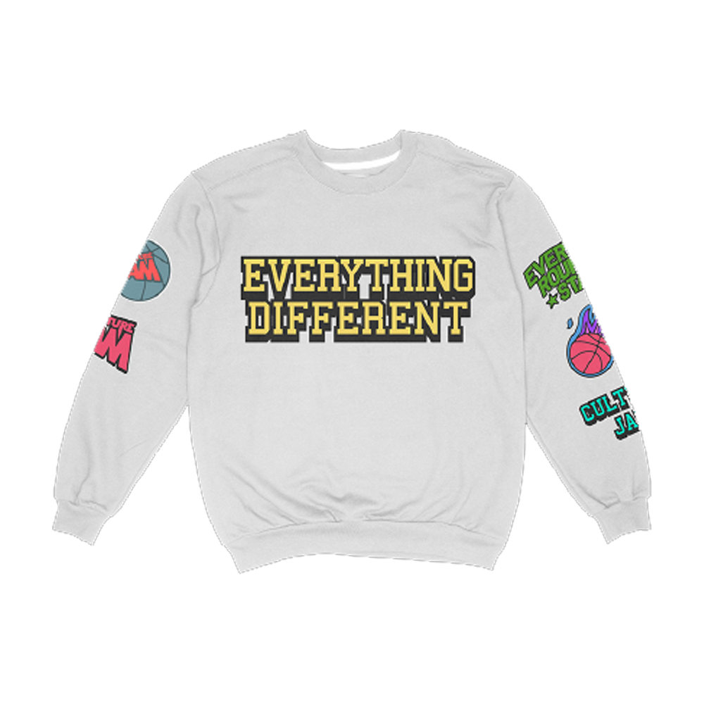 "Everything Different Light Grey Crewneck"