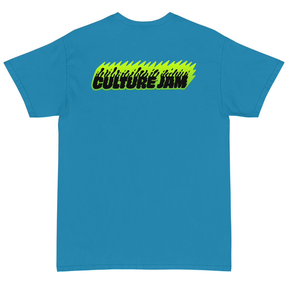 Waves Tee Sapphire Back